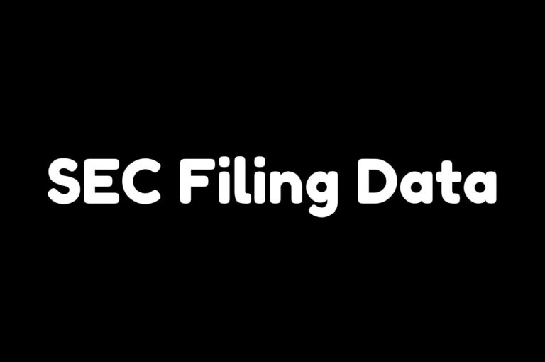 SEC Filing Data: Your Go-To Platform for Financial Insights and Alerts